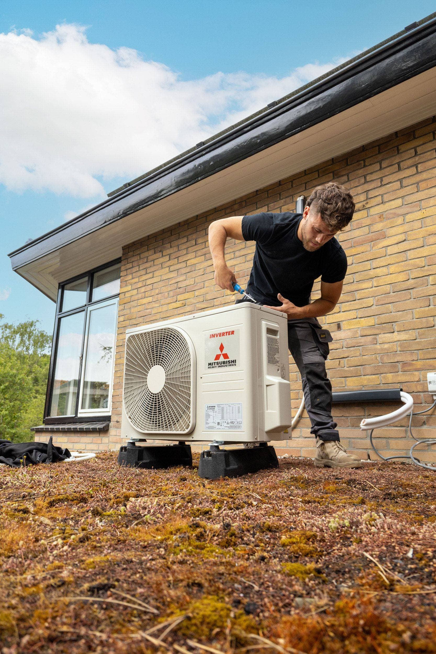 Warmtepomp installatie